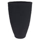 ProGarden ProGarden Bloempot geribbeld 60 cm antracietkleurig