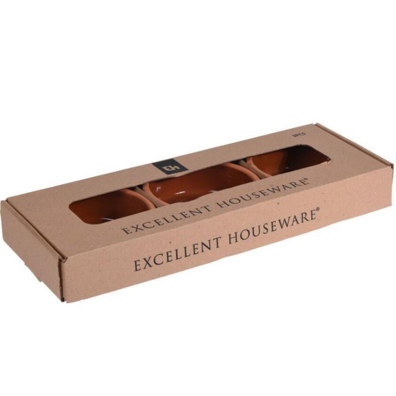 ギャラリービューアに画像をロードする, Excellent houseware terracotta tapasschalen 3 stuks

