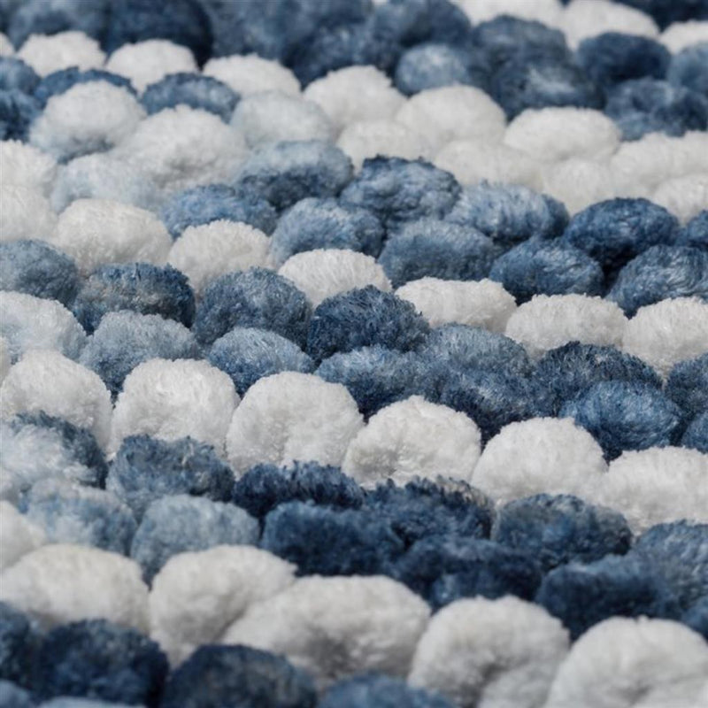 Afbeelding laden in galerijviewer, Sealskin vintage badmat 50x80 cm blauw
