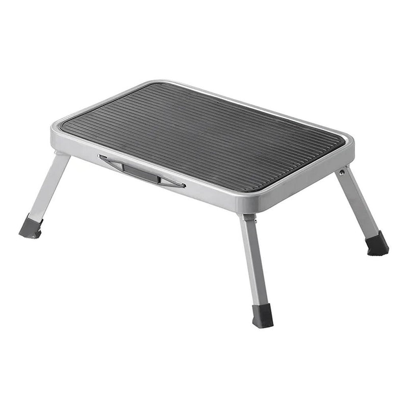 ギャラリービューアに画像をロードする, Proplus opstapje inklapbaar 38x26x17.5 cm voor caravan camper grijs zwart
