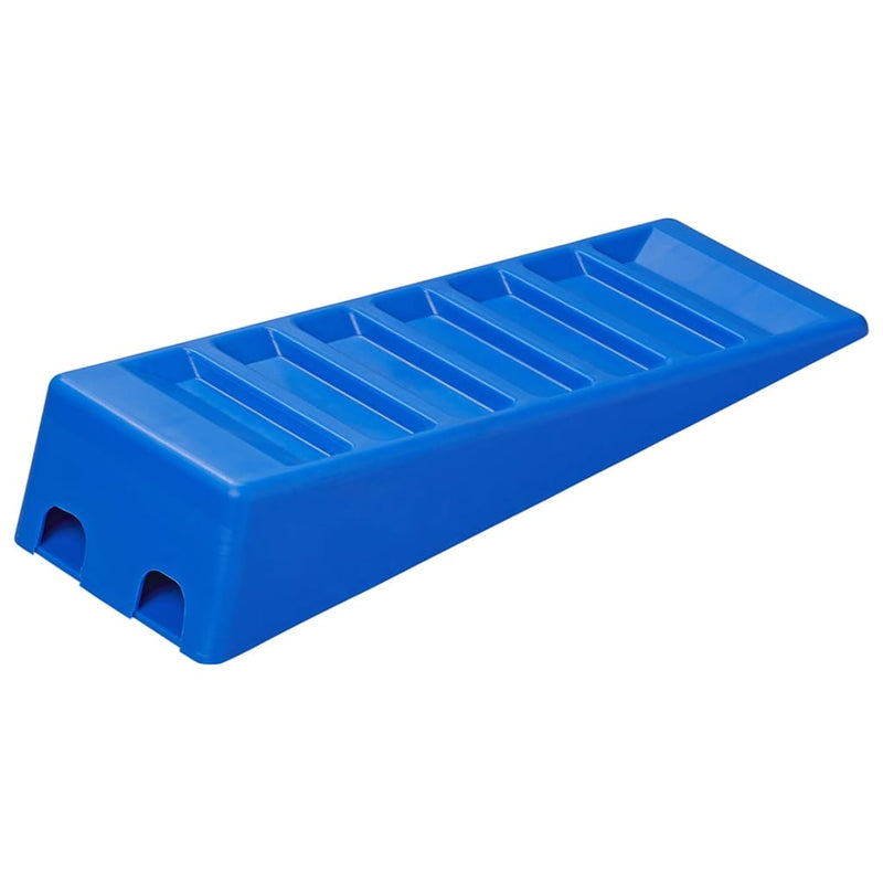 Load image into Gallery viewer, ProPlus 2-delige Caravan nivelleerset 75 mm kunststof blauw
