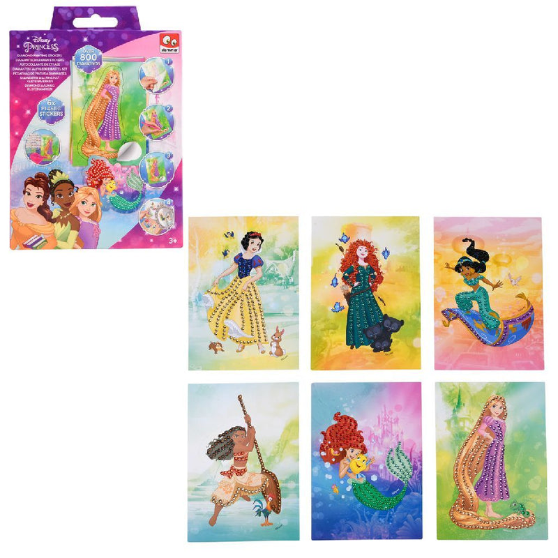 Load image into Gallery viewer, Canenco disney princess diamond stickers maken
