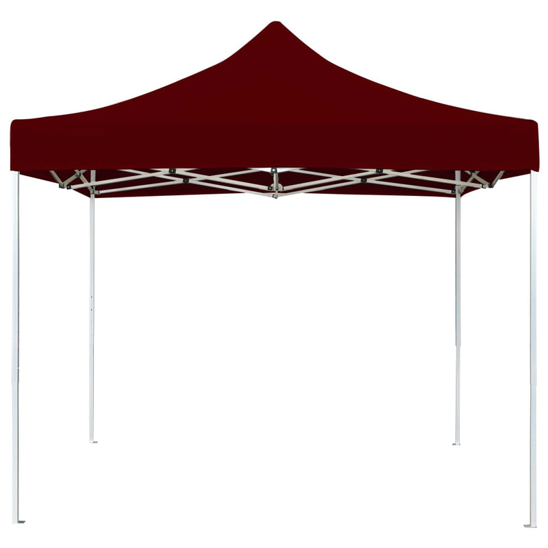 Load image into Gallery viewer, Vidaxl partytent professioneel inklapbaar 3x3 m aluminium wijnrood
