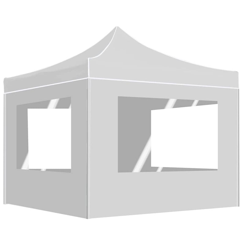 ギャラリービューアに画像をロードする, Vidaxl partytent inklapbaar met wanden 3x3 m aluminium wit
