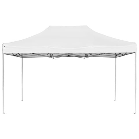 VidaXL Partytent professioneel inklapbaar 4,5x3 m aluminium wit