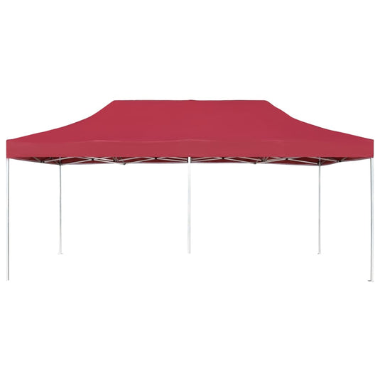 Vidaxl partytent professioneel inklapbaar 6x3 m aluminium wijnrood