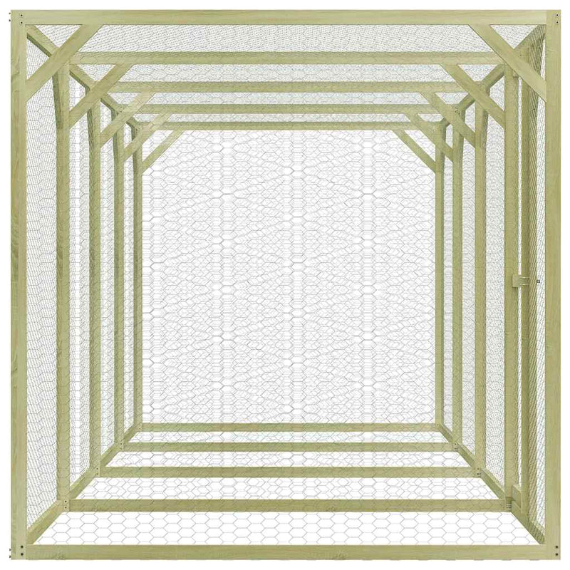 Load image into Gallery viewer, Vidaxl kippenhok 6x1,5x1,5 m staal
