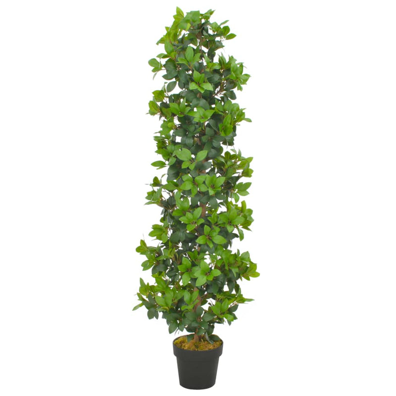 Load image into Gallery viewer, Vidaxl kunstplant met pot laurierboom 150 cm groen
