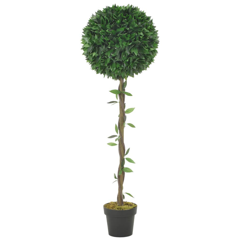 Load image into Gallery viewer, Vidaxl kunstplant met pot laurierboom 130 cm groen
