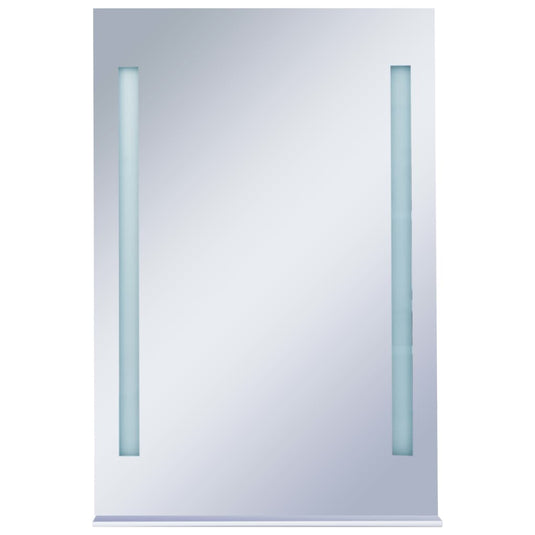 Vidaxl badkamerspiegel led met schap 60x80 cm