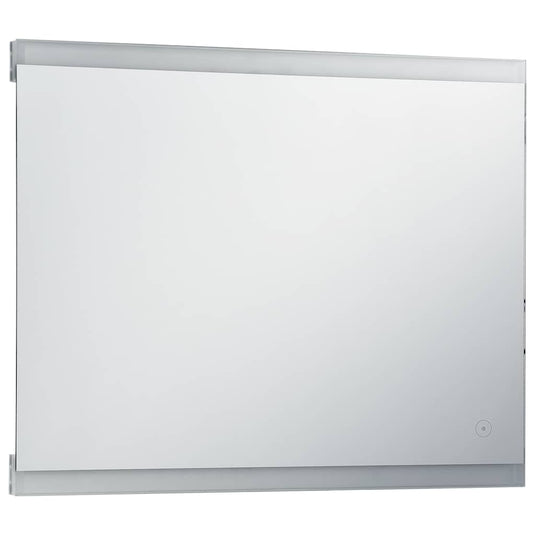 Vidaxl badkamerspiegel led met aanraaksensor 80x60 cm