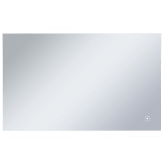 VidaXL Badkamerspiegel LED met aanraaksensor 100x60 cm