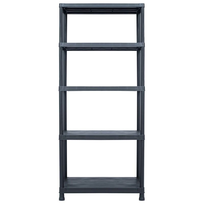 Load image into Gallery viewer, VidaXL Opbergrek 500 kg 90x60x180 cm kunststof zwart
