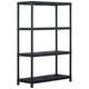 VidaXL Opbergrek 220 kg 90x40x138 cm kunststof zwart