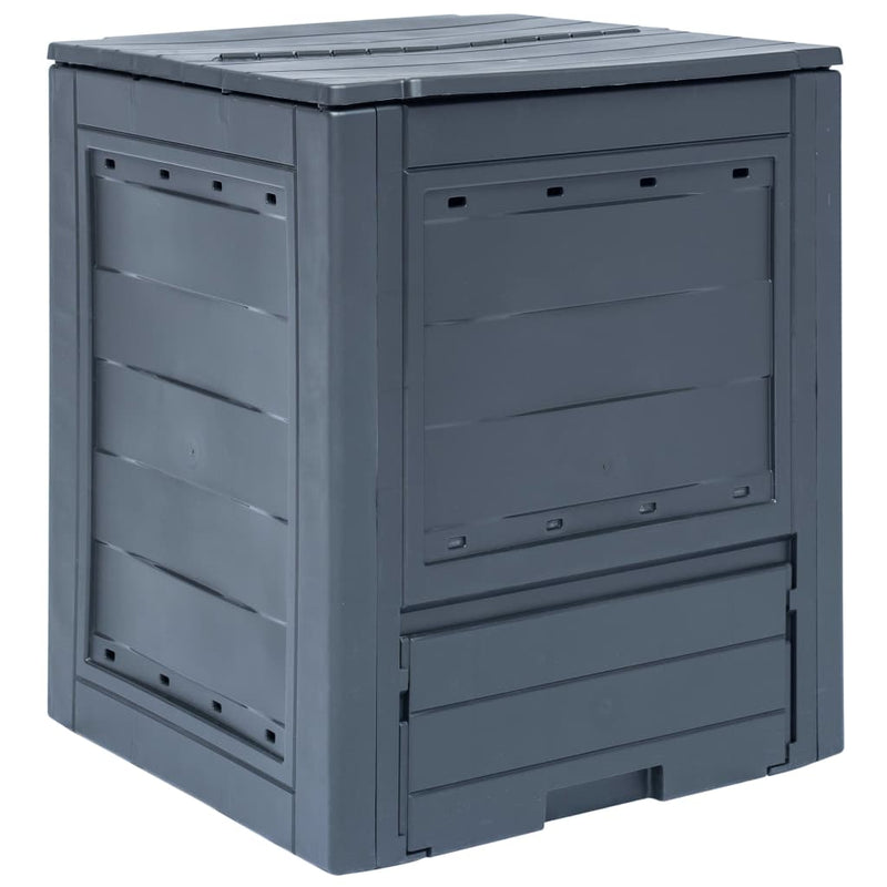 Load image into Gallery viewer, Vidaxl compostbak 260 l 60x60x73cm grijs

