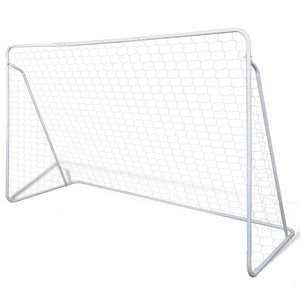 Vidaxl voetbalgoals 2 st 240x90x150 cm staal
