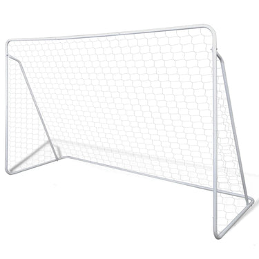 Vidaxl voetbalgoals 2 st 240x90x150 cm staal