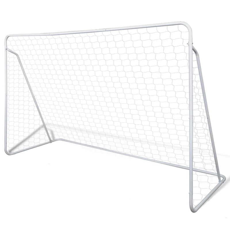 Load image into Gallery viewer, Vidaxl voetbalgoals 2 st 240x90x150 cm staal
