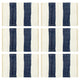VidaXL Placemats 6 st chindi gestreept 30x45 cm blauw en wit