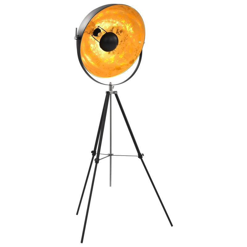 Load image into Gallery viewer, Vidaxl lamp staand e27 51 cm zwart en goud
