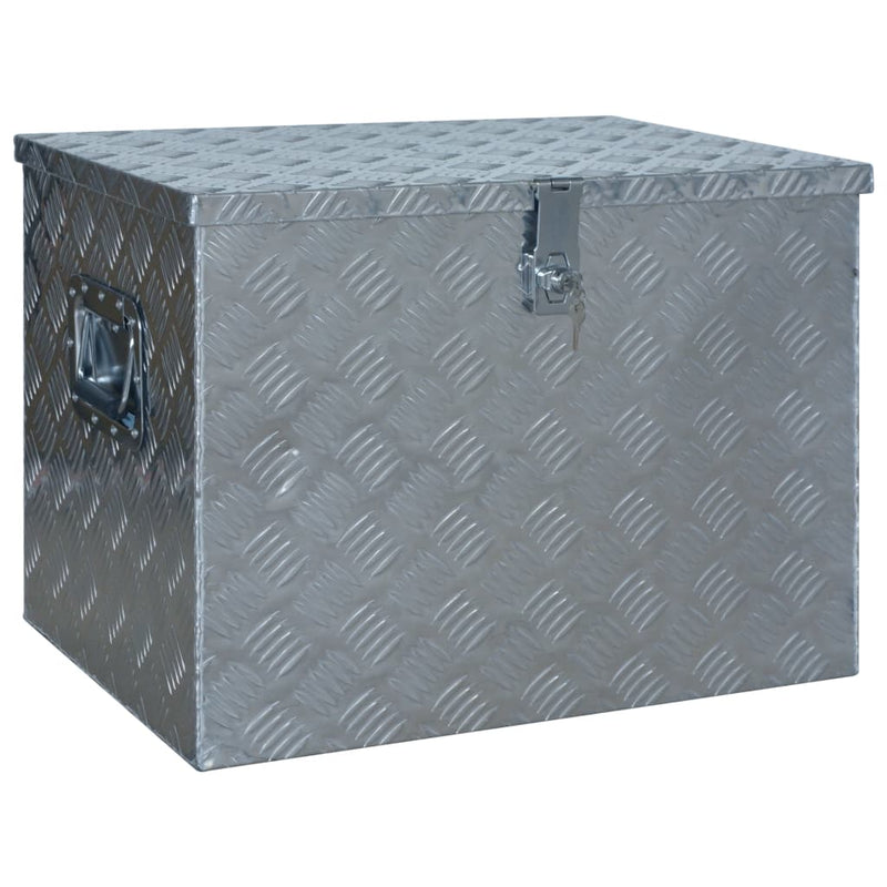 Load image into Gallery viewer, Vidaxl aluminium kist 610x430x455 mm zilverkleurig
