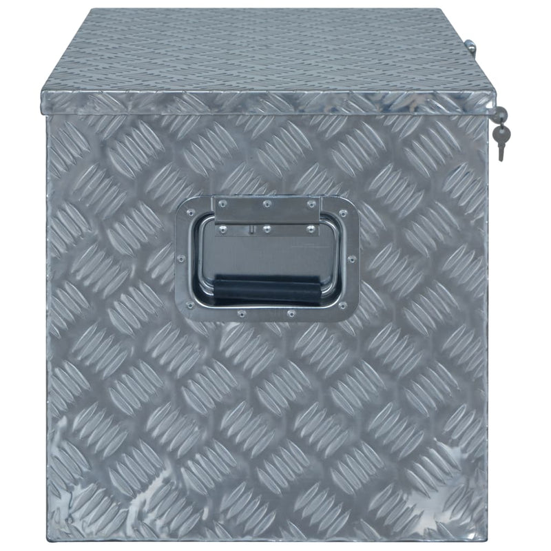 Load image into Gallery viewer, Vidaxl aluminium kist 610x430x455 mm zilverkleurig
