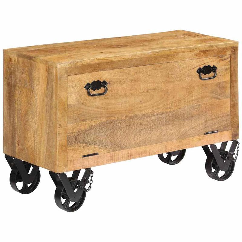 Load image into Gallery viewer, Vidaxl schoenenkast 86x35x55 cm massief mangohout

