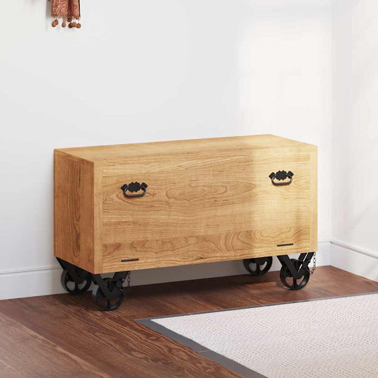 Vidaxl schoenenkast 86x35x55 cm massief mangohout