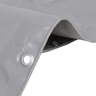Vidaxl dekzeil 650 g m² 2,5x3,5 m grijs