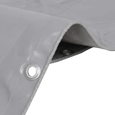 Vidaxl dekzeil 650 g m² 3,5x5 m grijs