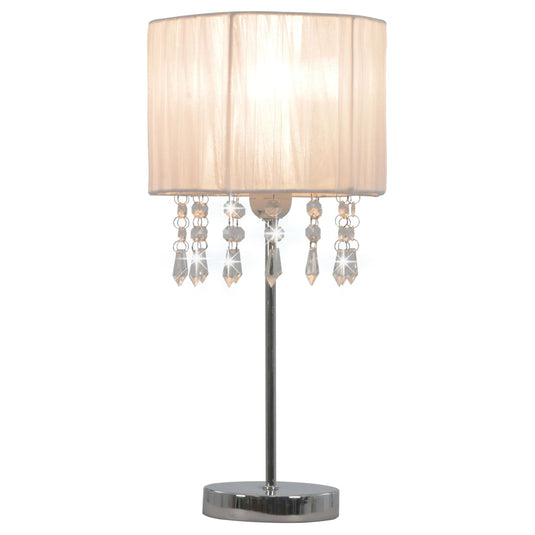VidaXL Bureaulamp rond E27 wit