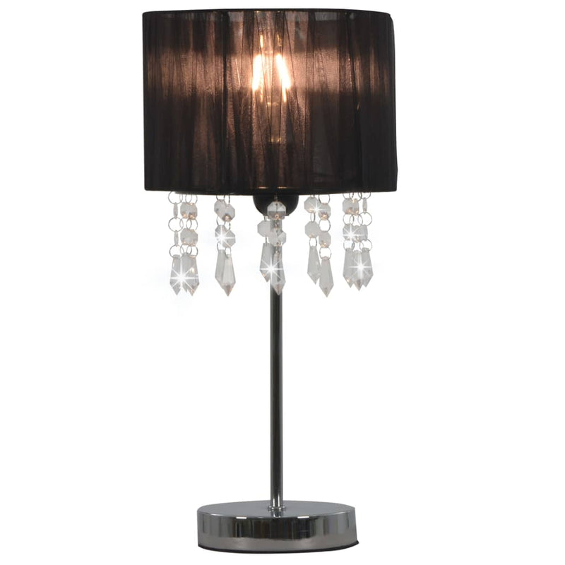 Load image into Gallery viewer, VidaXL Bureaulamp rond E27 zwart
