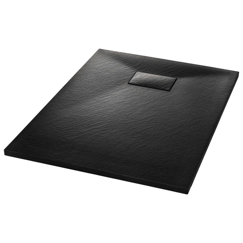 Load image into Gallery viewer, Vidaxl douchebak 100x70 cm smc zwart
