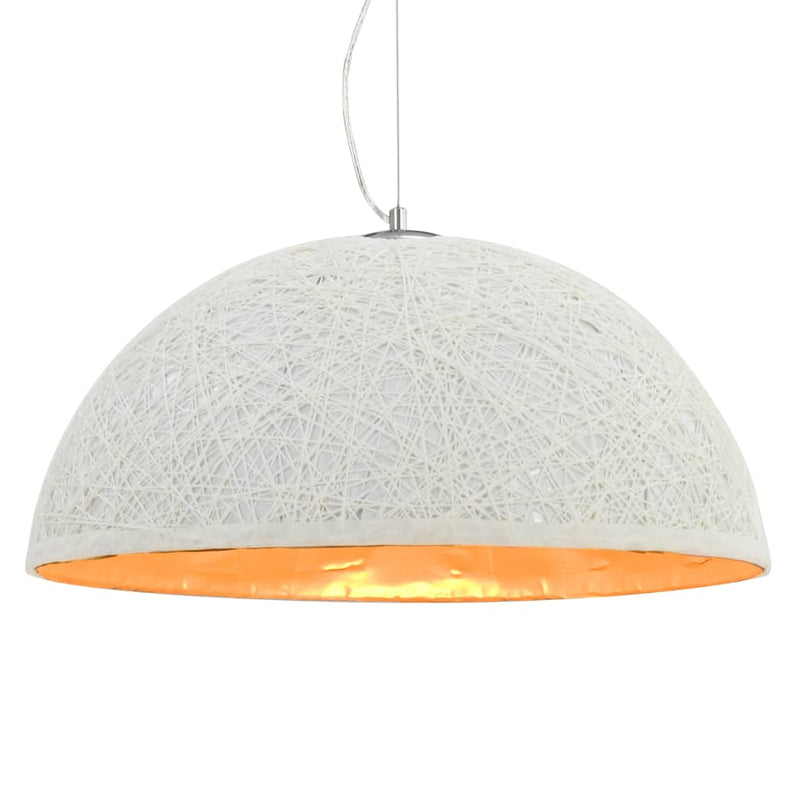 Load image into Gallery viewer, Vidaxl hanglamp e27 ø50 cm wit en goud
