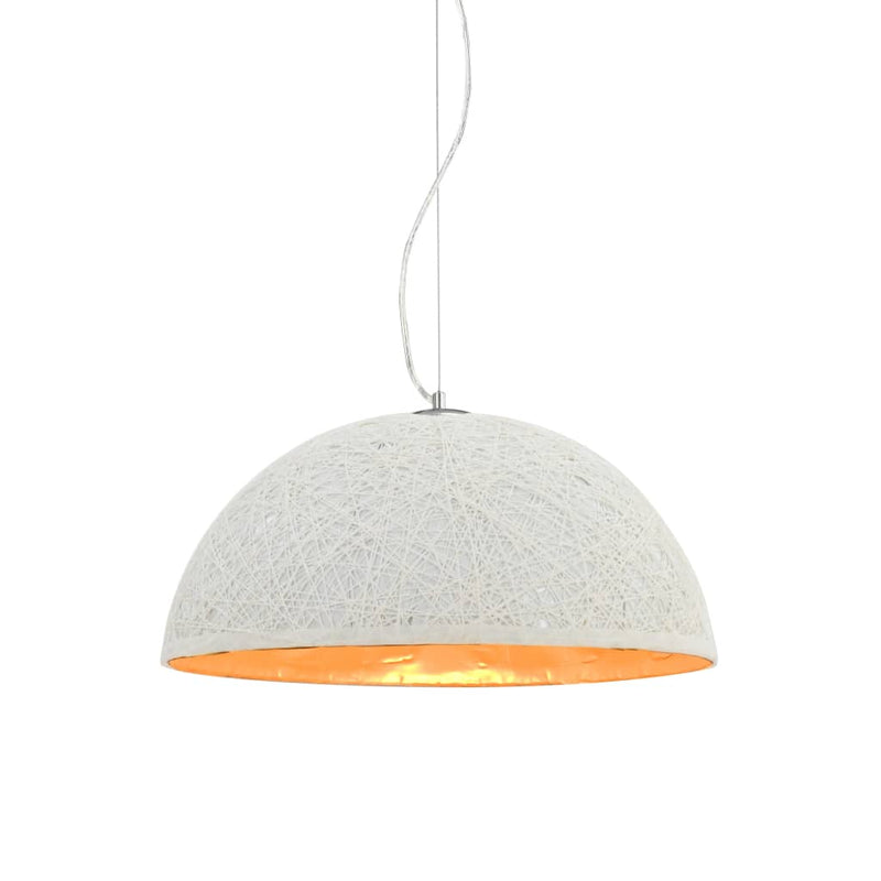 Load image into Gallery viewer, Vidaxl hanglamp e27 ø50 cm wit en goud
