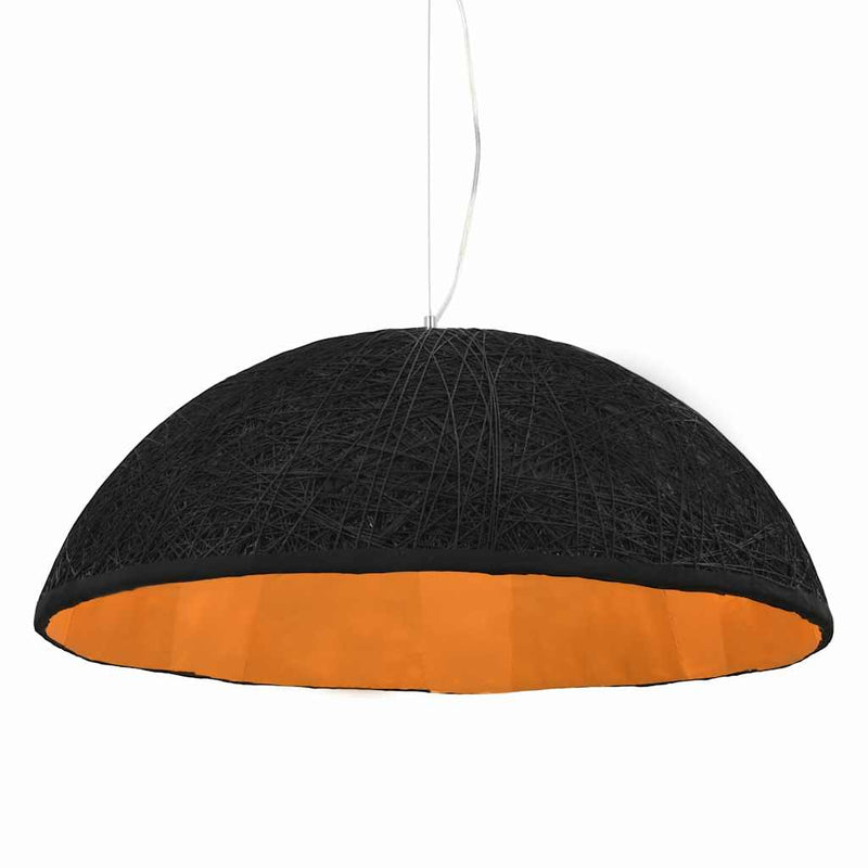 ギャラリービューアに画像をロードする, Vidaxl hanglamp e27 ø70 cm zwart en goud
