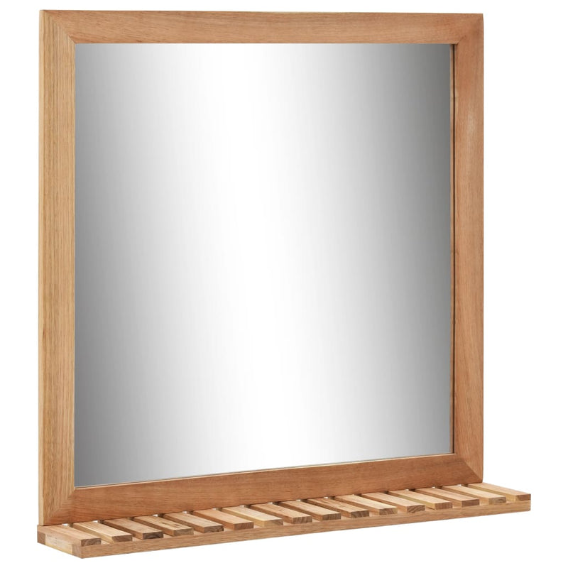 Load image into Gallery viewer, Vidaxl badkamerspiegel 60x12x62 massief walnotenhout
