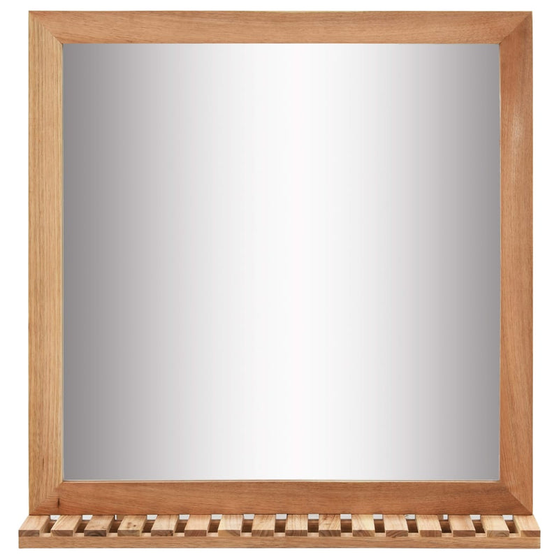 Load image into Gallery viewer, Vidaxl badkamerspiegel 60x12x62 massief walnotenhout

