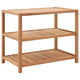 Vidaxl badkamerrek 65x40x55 cm massief walnotenhout