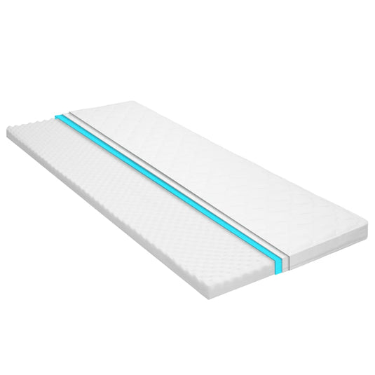 Vidaxl topmatras ei-profiel 6 cm koudschuim 80x200 cm