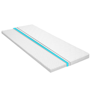 Vidaxl topmatras ei-profiel 6 cm koudschuim 90x200 cm
