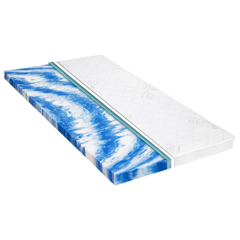 Load image into Gallery viewer, Vidaxl topmatras 7 cm gelschuim 120x200 cm
