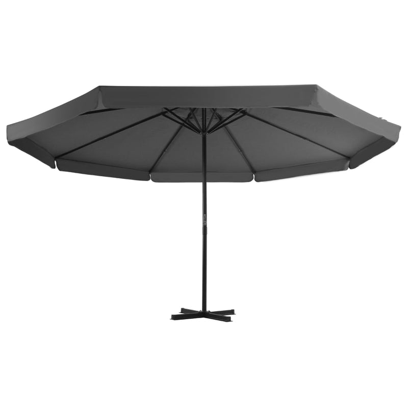 Load image into Gallery viewer, VidaXL Parasol met draagbare voet antracietkleurig
