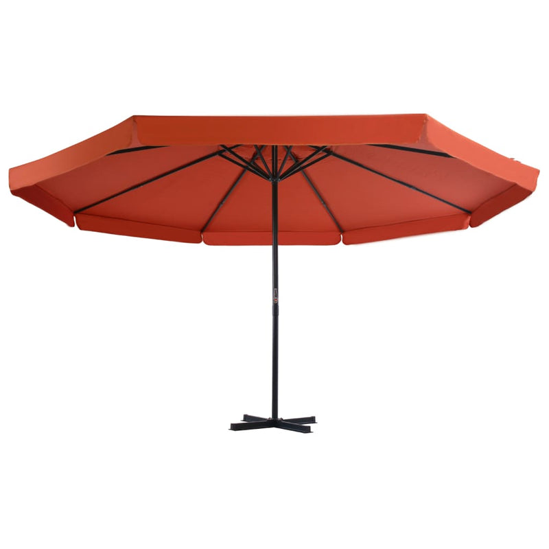 Load image into Gallery viewer, VidaXL Parasol met draagbare voet terracottakleurig
