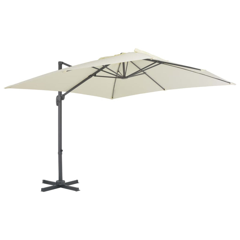 ギャラリービューアに画像をロードする, Vidaxl parasol met draagbare voet zandkleurig
