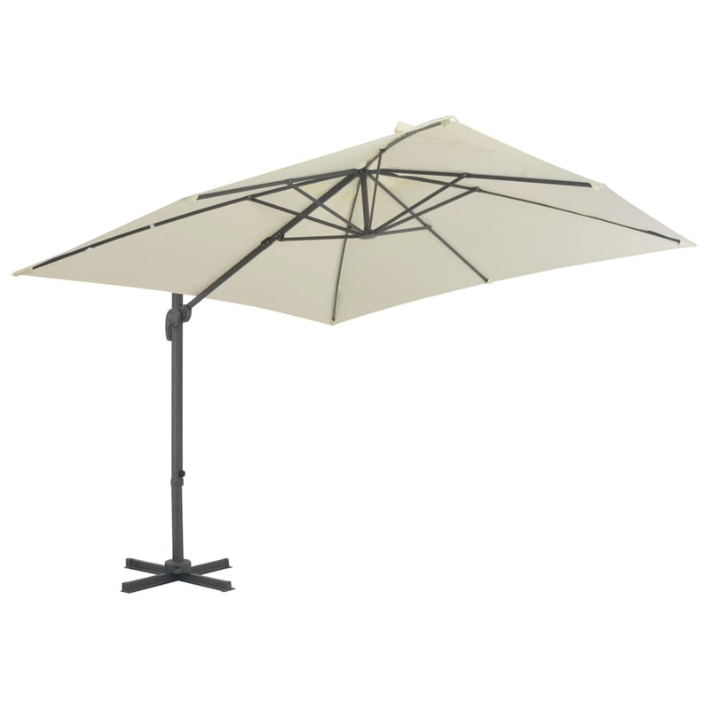 ギャラリービューアに画像をロードする, Vidaxl parasol met draagbare voet zandkleurig
