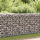 Vidaxl schanskorfmuur met deksels 80x20x100 cm gegalvaniseerd staal