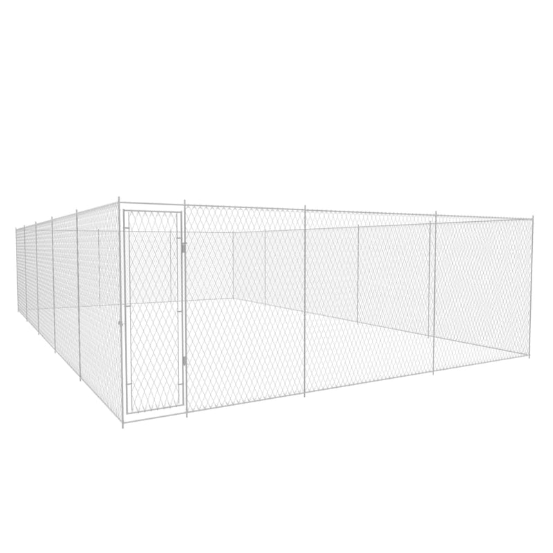 Load image into Gallery viewer, VidaXL Hondenkennel voor buiten 950x570x185 cm gegalvaniseerd staal
