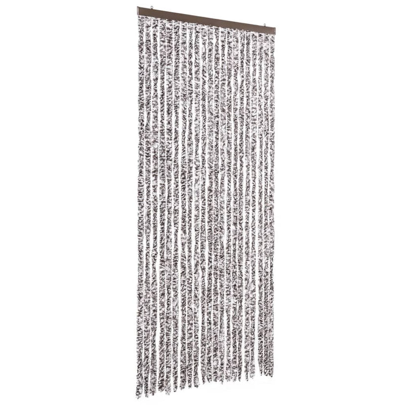 Load image into Gallery viewer, Vidaxl vliegengordijn 90x220 cm chenille bruin en beige
