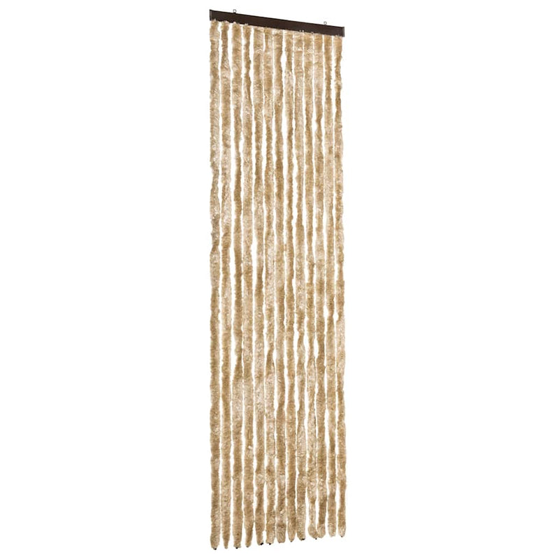 ギャラリービューアに画像をロードする, Vidaxl vliegengordijn 56x185 cm chenille beige
